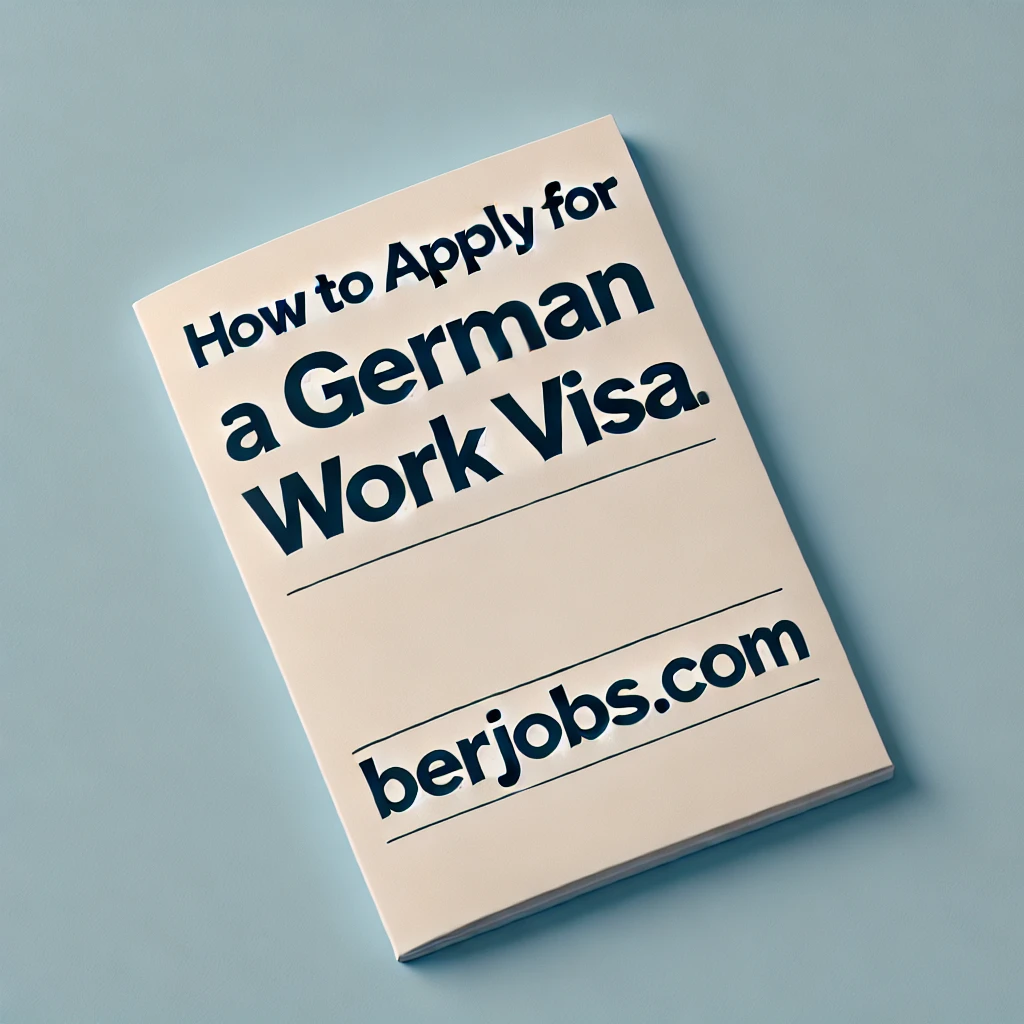 how to apply for a german work visa